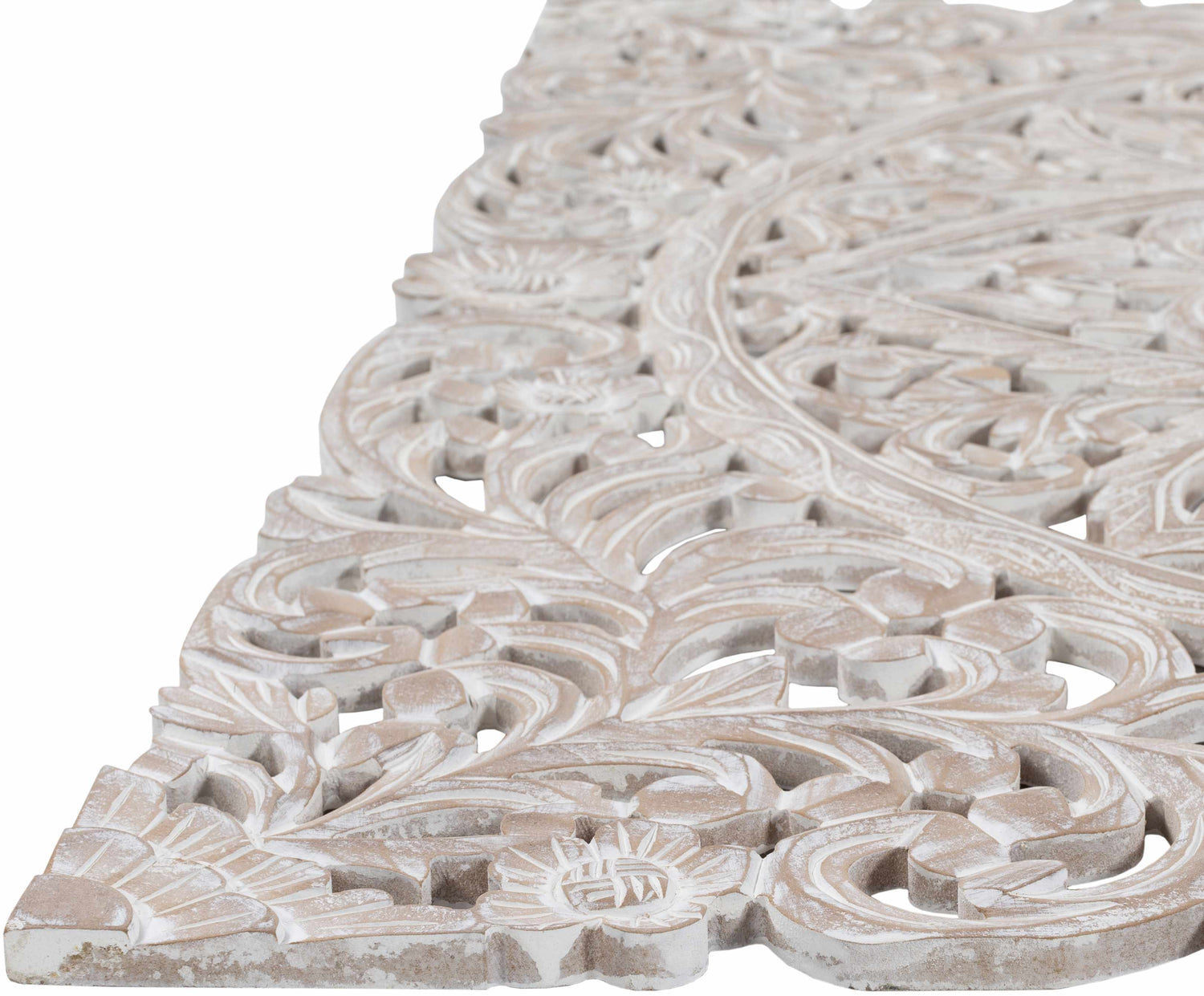 Xava Ornate Carved Wood Wall Art