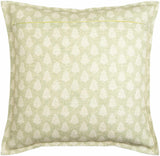 Adonia Light Green Throw Pillow