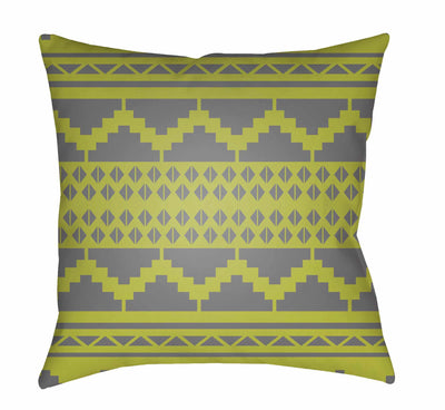 Hoku Green Throw Pillow