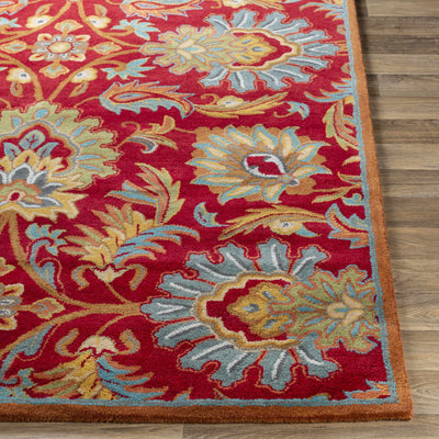 Chesterton Hand Tufted Red Area Rug