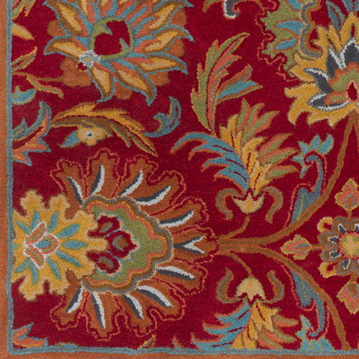 Chesterton Hand Tufted Red Area Rug