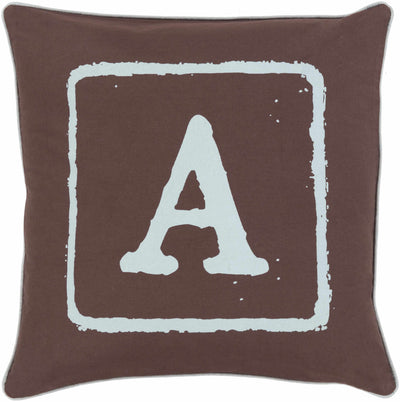 Yarragon Lettter A Throw Pillow - Clearance