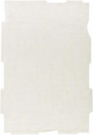 Yonah White Abstract Area Rug