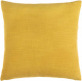 Yedisu Mustard Yellow Button Throw Pillow - Clearance