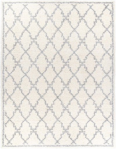 Yelverton Off-White Trellis Plush Rug - Clearance