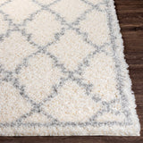 Yelverton Off-White Trellis Plush Area Rug - Clearance