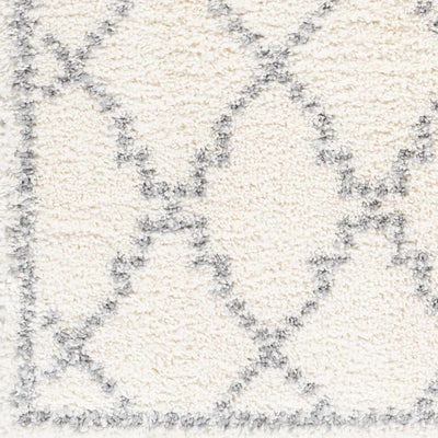 Yelverton Off-White Trellis Plush Rug - Clearance