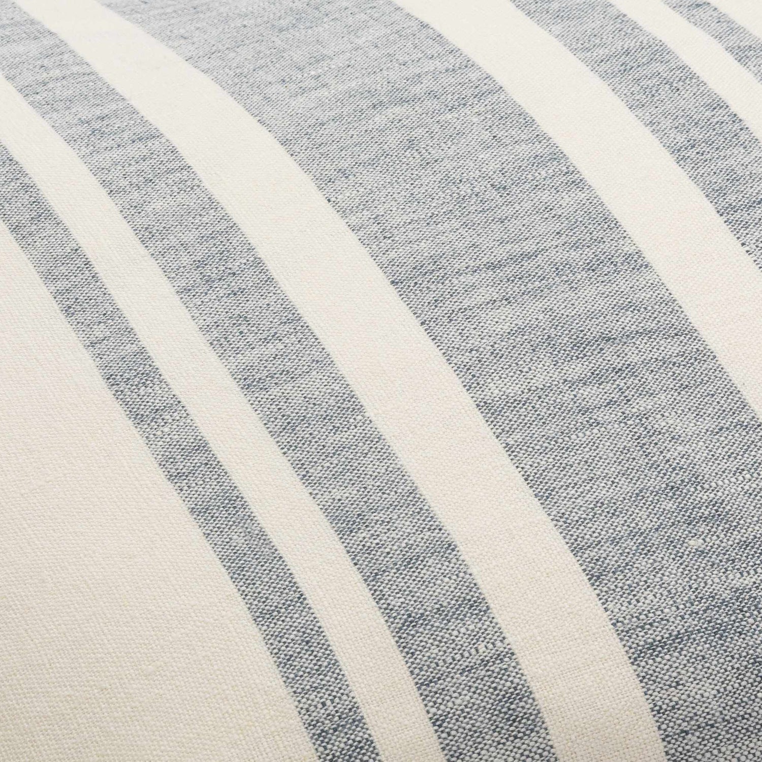 Linova Cream Natural Textured Linen Look Cottage Country Lumbar Pillow - Clearance