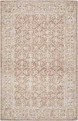 Yadid Brown Wool Area Rug