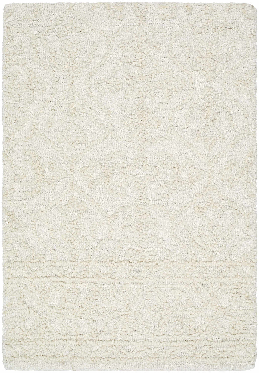Yadid Cream Wool Area Rug