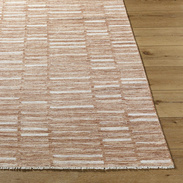 Uheri Camel Checkered Area Rug