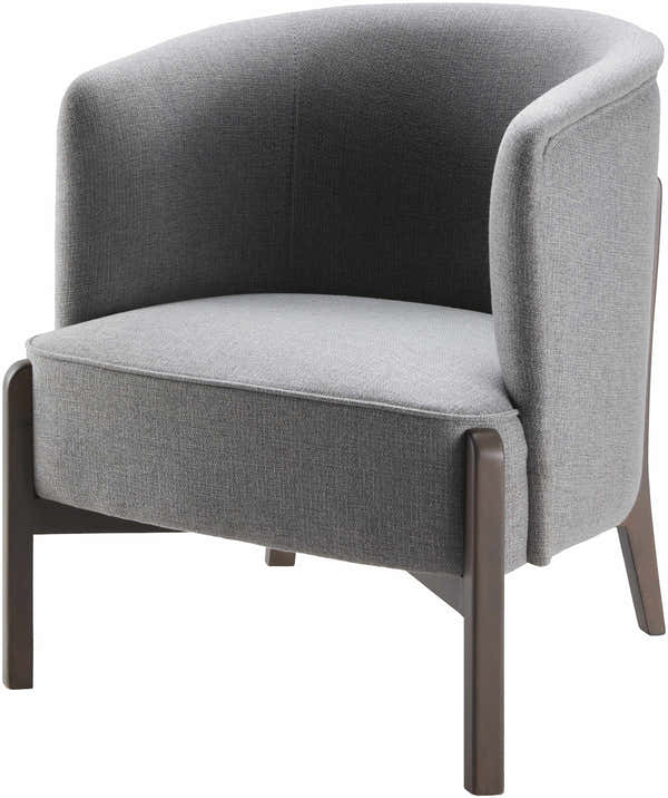Karabulak Modern Gray Tub Accent Chair - Clearance