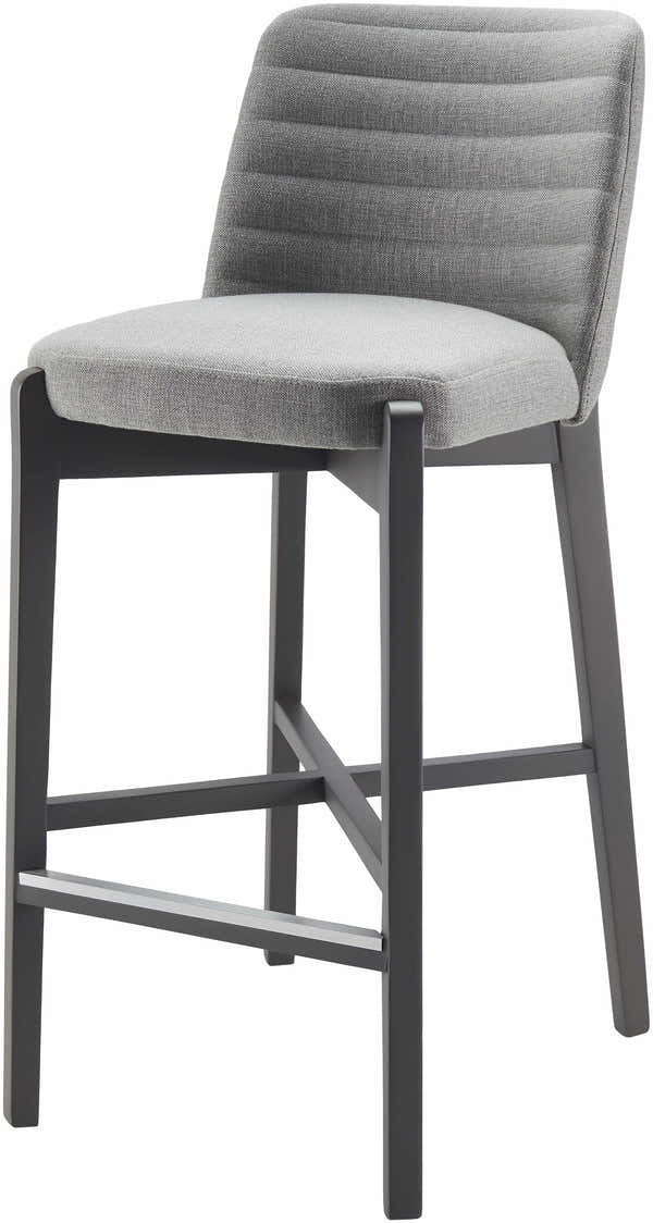 Kottapalli Gray Textured Stool - Clearance