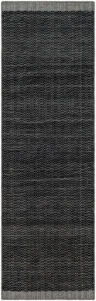 Yong Hand Loomed Black Indoor & Outdoor Rug