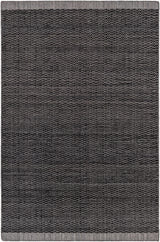 Yong Hand Loomed Black Indoor & Outdoor Rug
