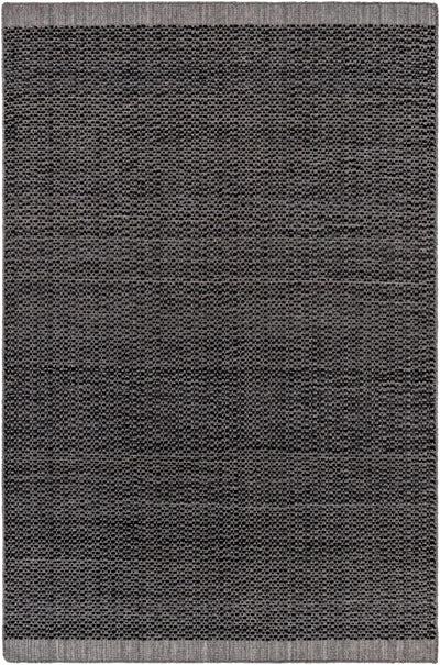 Yong Hand Loomed Black Indoor & Outdoor Rug