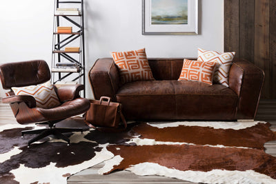 Yucaipa Brown Cowhide Rug