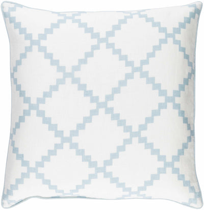 Yungaburra Light Blue Geometric Throw Pillow - Clearance