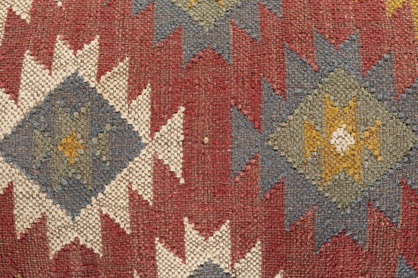 Yunak Rustic Geometric Tapestry Bench