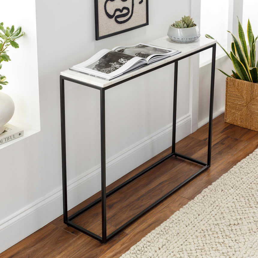Zain Marble Top Console Table