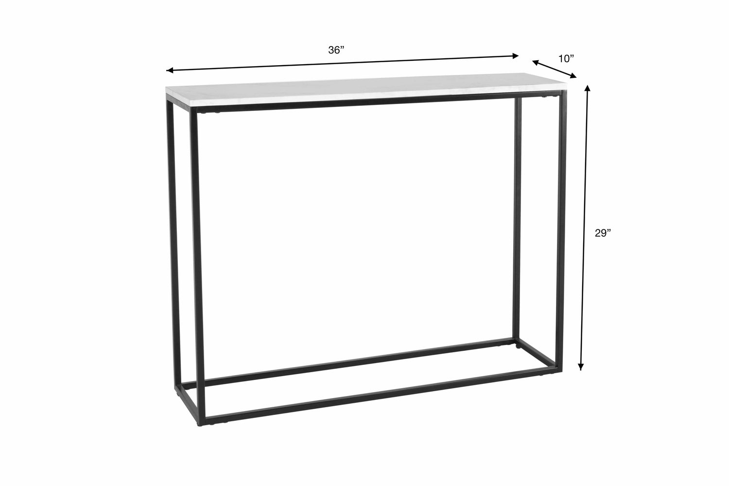 Zain Marble Top Console Table