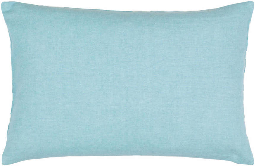 Zastron Sky Blue Waves Throw Pillow - Clearance