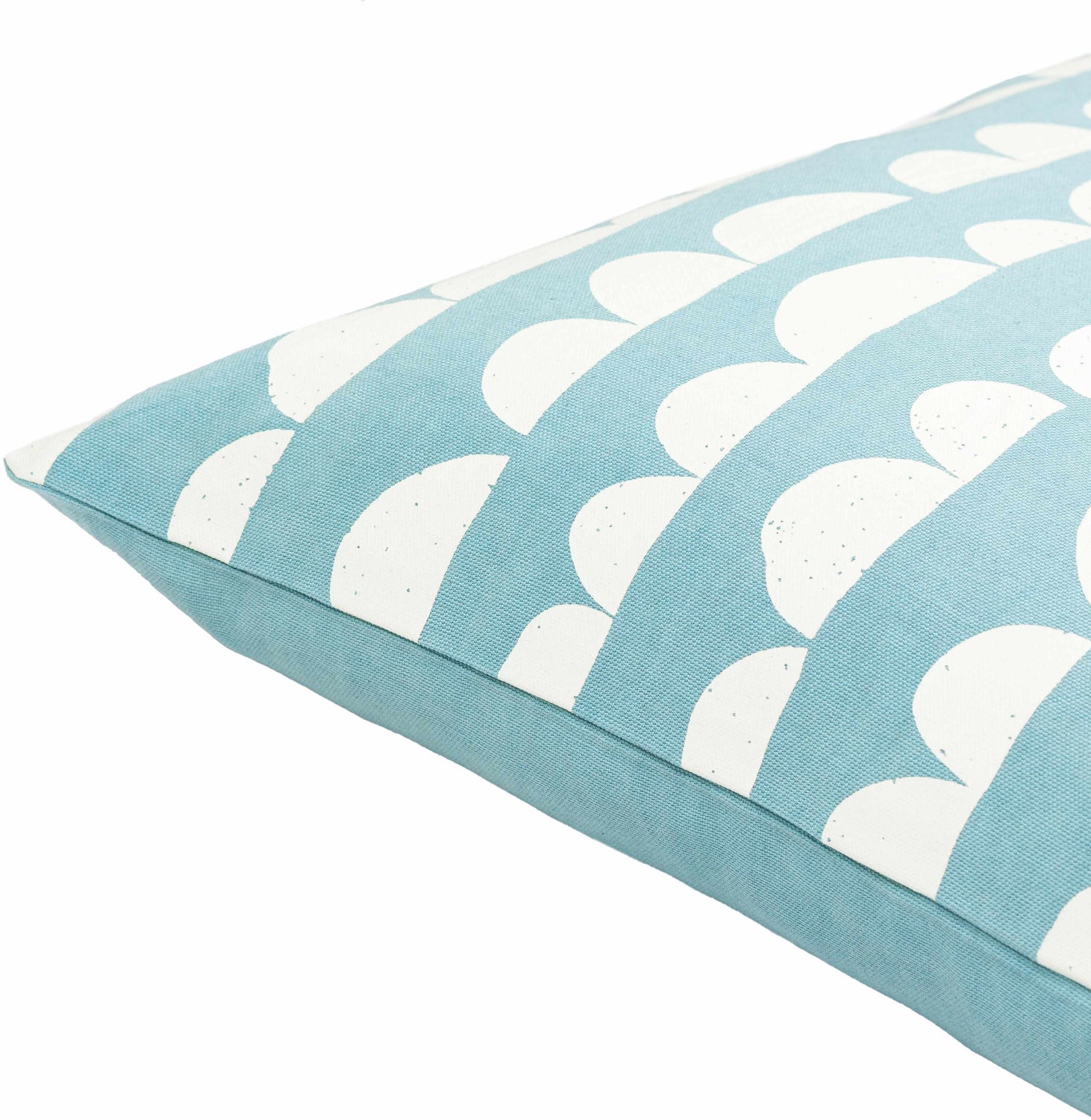 Zastron Sky Blue Waves Throw Pillow - Clearance