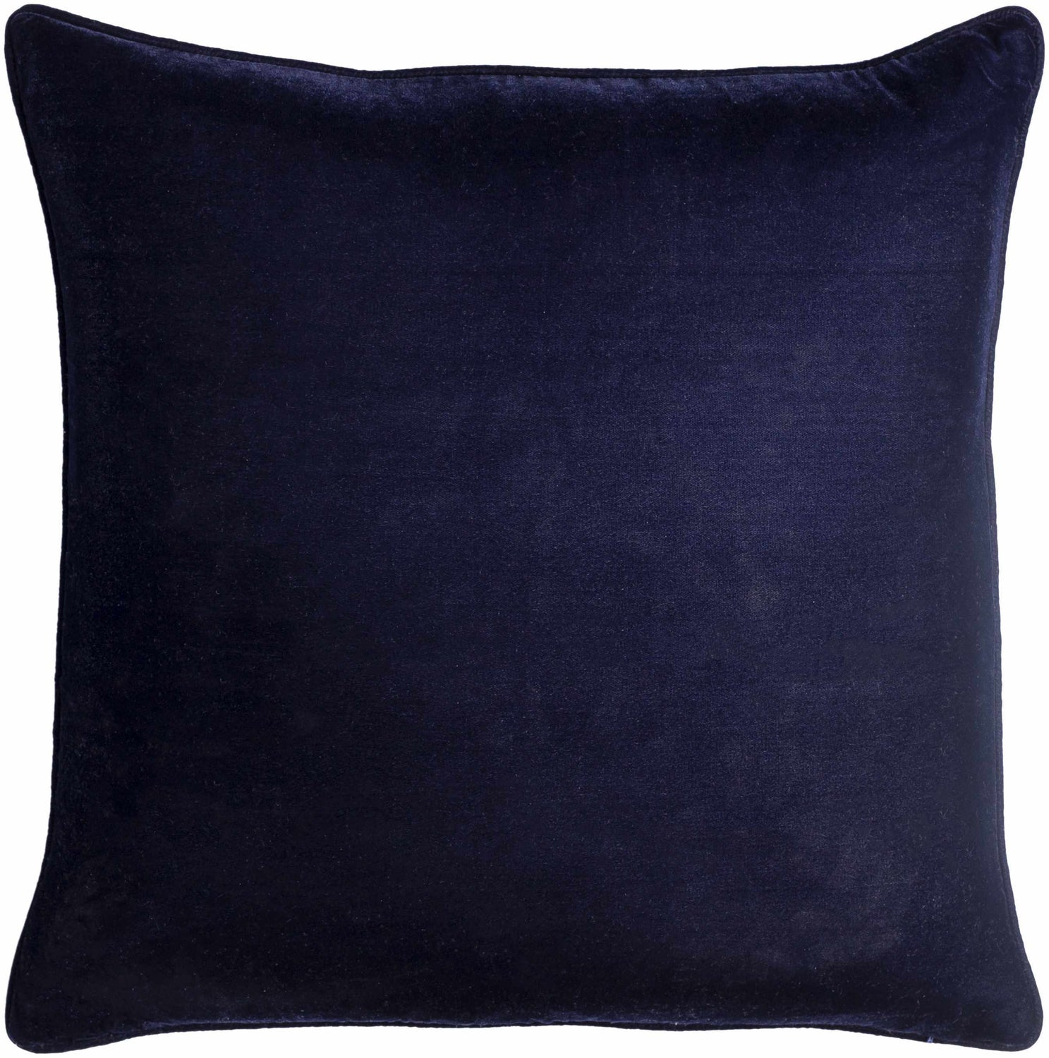 Zach Velvet Navy Throw Pillow - Clearance