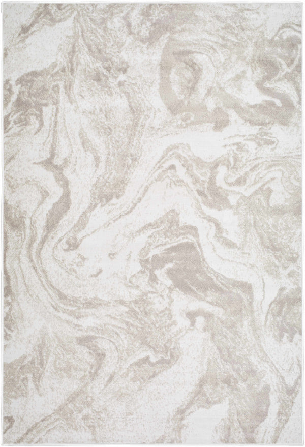 Zoete Cream Marble Area Rug