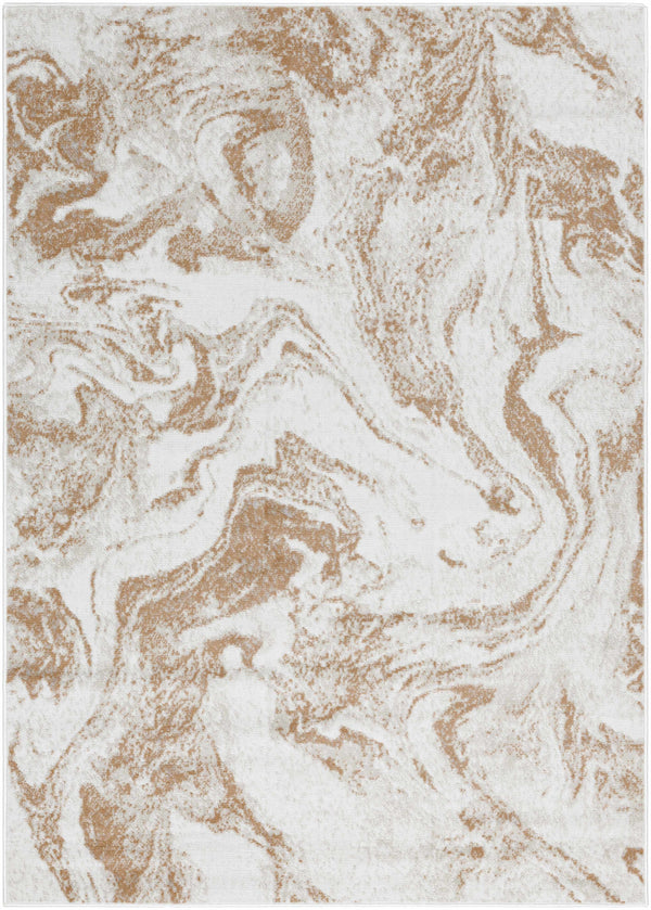 Zoete Beige Marble Area Rug