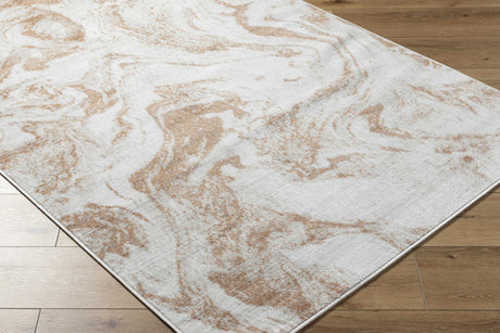 Zoete Beige Marble Area Rug - Clearance