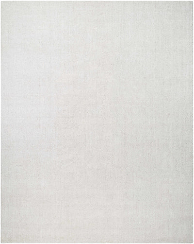 Zareh Off White Solid Area Rug