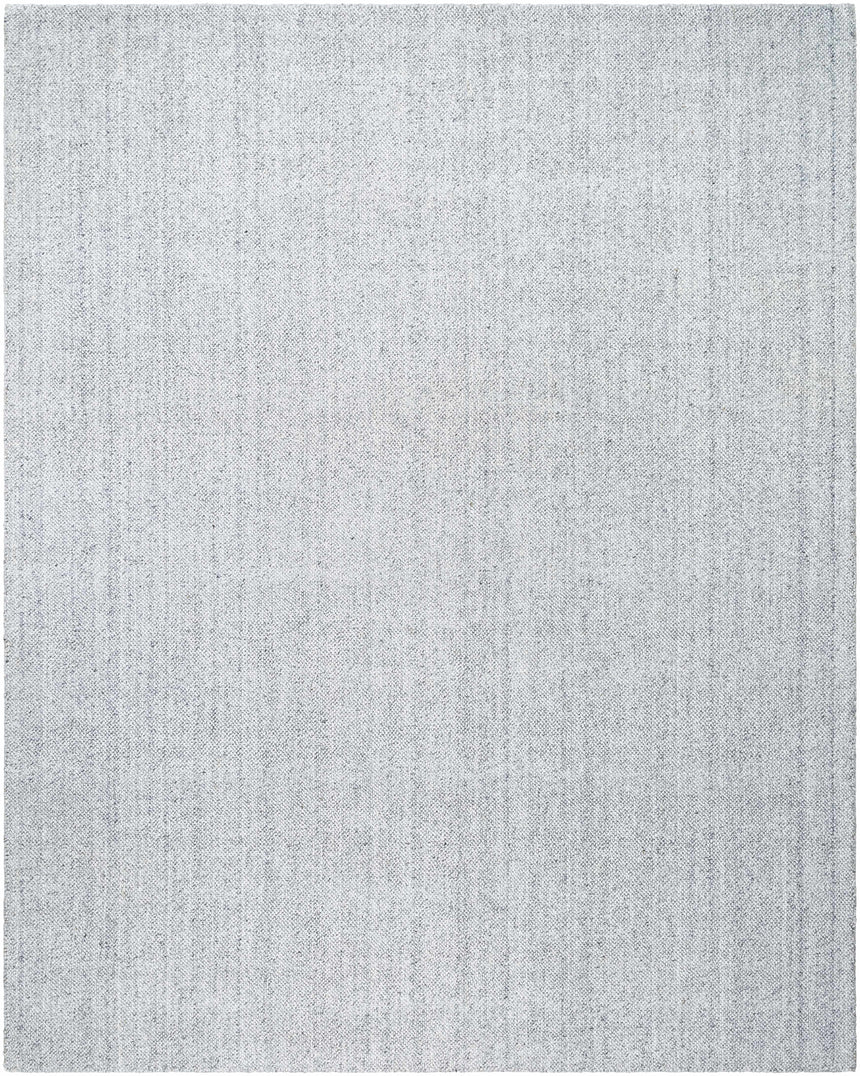 Zareh Gray Blue Solid Area Rug - Clearance