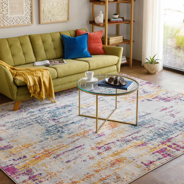 Zellwood Colorful Stripes Area Carpet