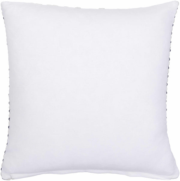 Ahmoua Cream Textured Square Throw Pillow