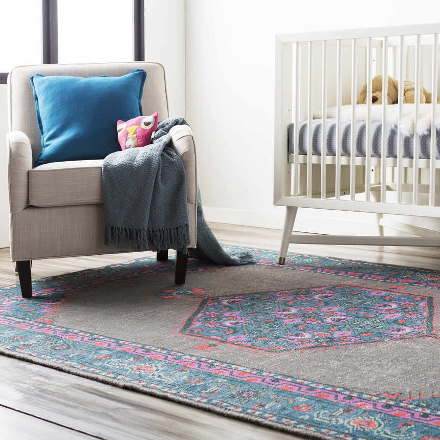 Pervomayka Pale Blue Throw Blanket - Clearance