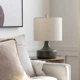 Astrakhan Olive Table Lamp