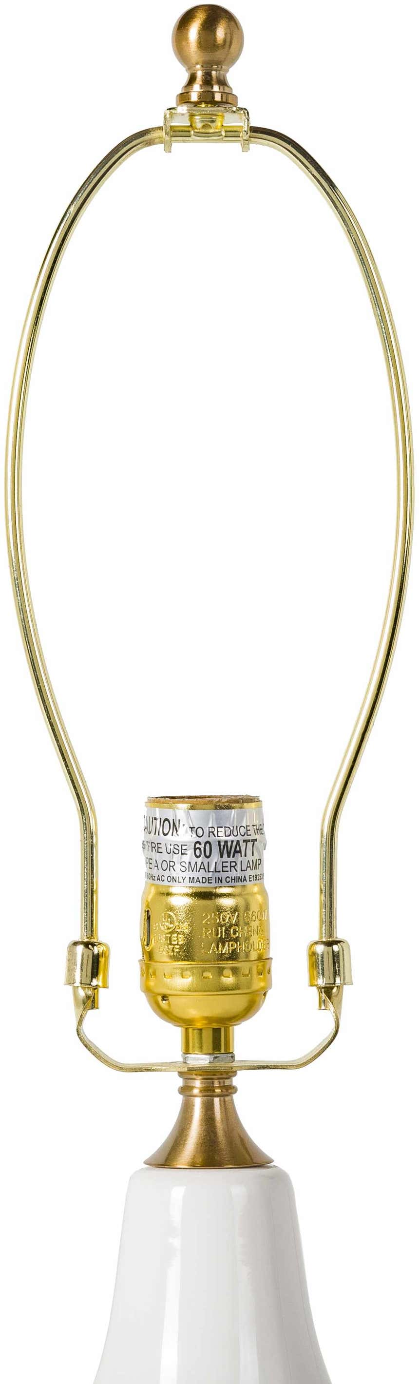 Astrakhan White Table Lamp