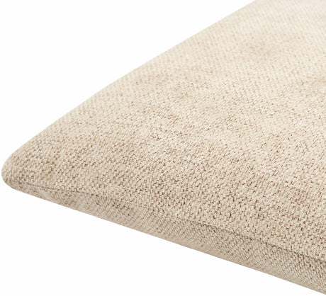 Zuill Beige Throw Pillow