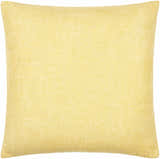 Zuill Sunshine Yellow Throw Pillow