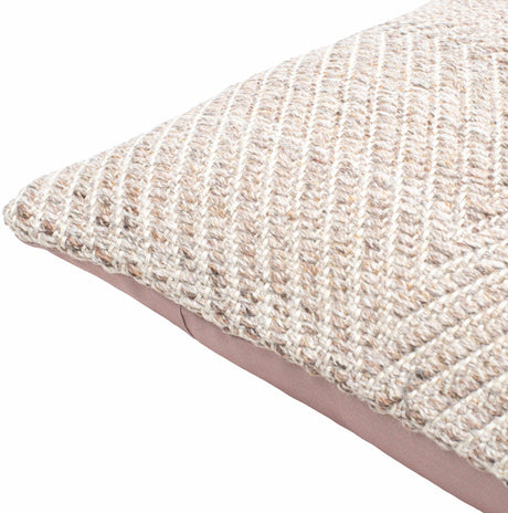Zeena Dusty Pink Throw Pillow