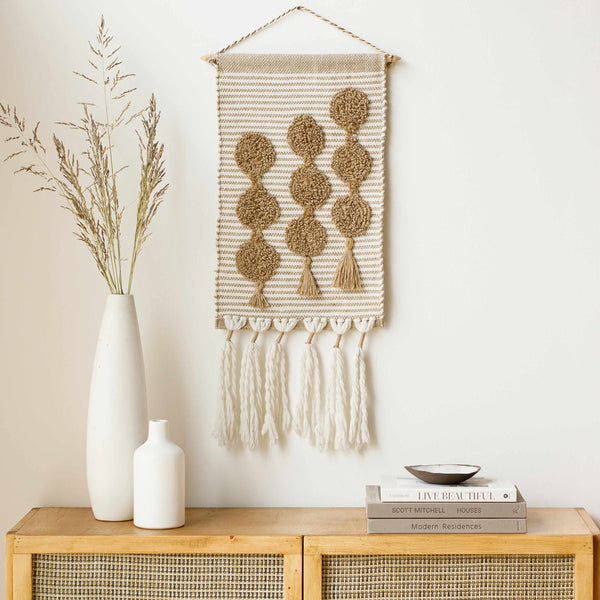 Zurich Tan Jute Wall Hanging