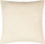 Zihna Beige Throw Pillow