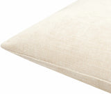 Zihna Beige Throw Pillow