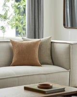 Zihna Caramel Throw Pillow