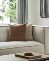 Zihna Chestnut Throw Pillow