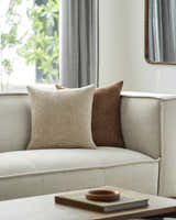 Zihna Tan Throw Pillow - Clearance