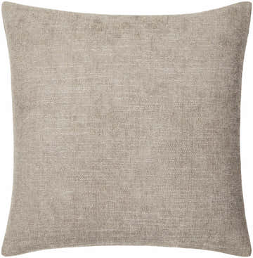 Zihna Slate Gray Throw Pillow