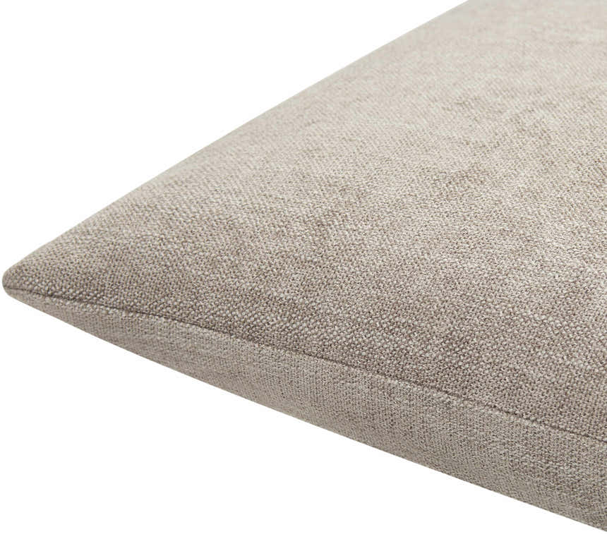 Zihna Slate Gray Throw Pillow