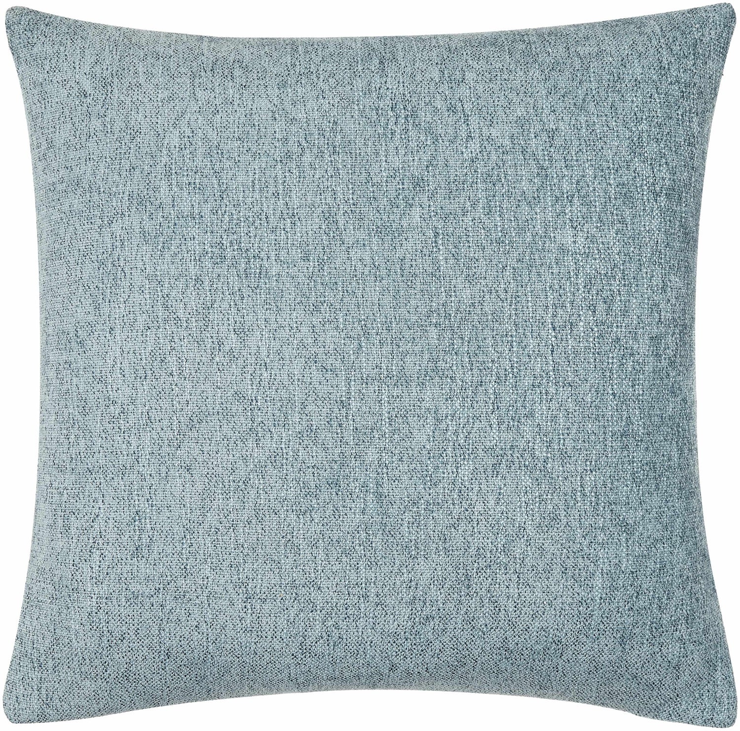 Zihna Sky Blue Textured Throw Pillow